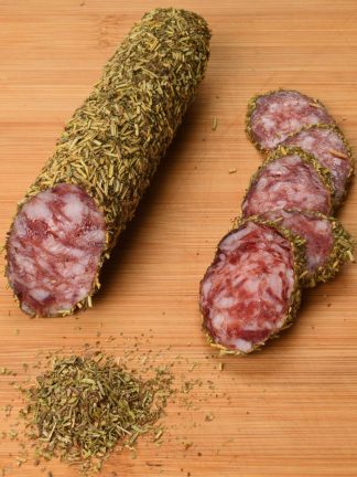 photo saucisson tranché herbes de provence le marche de babette