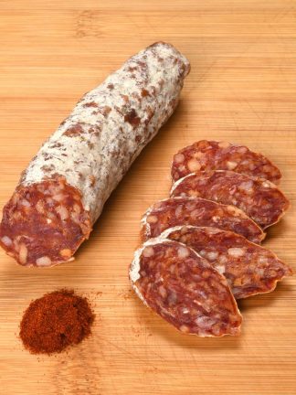 photo saucisson tranché piment espelette le marche de babette