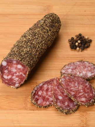 photo saucisson tranché poivre le marche de babette