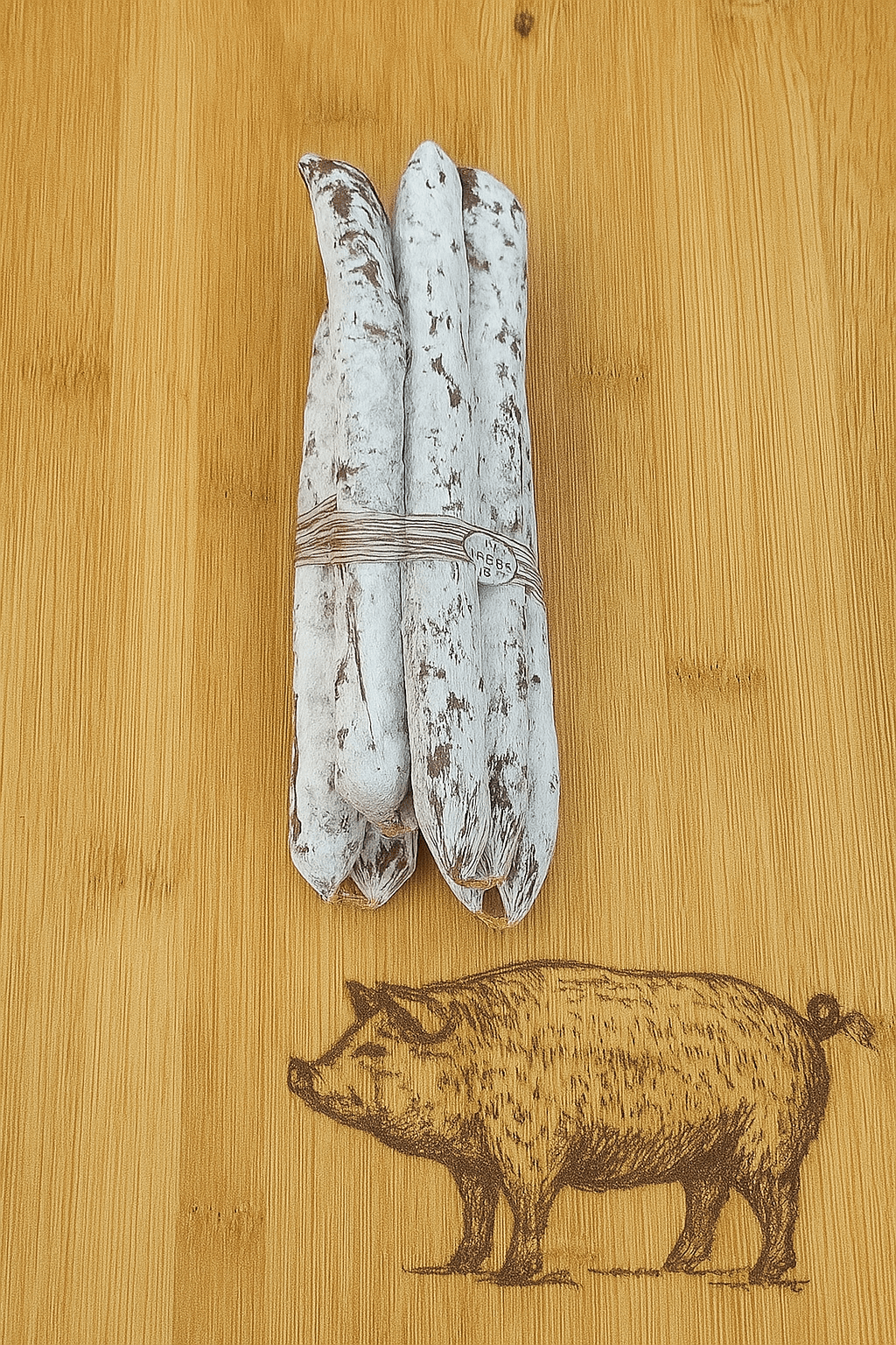 Fagot de Saucissons Secs Authentiques (8 Pièces)