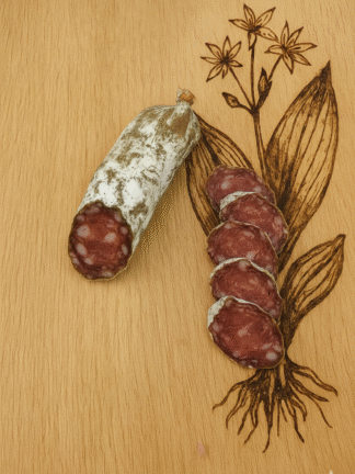 Saucisson Sec Artisanal à l'Ail des Ours
