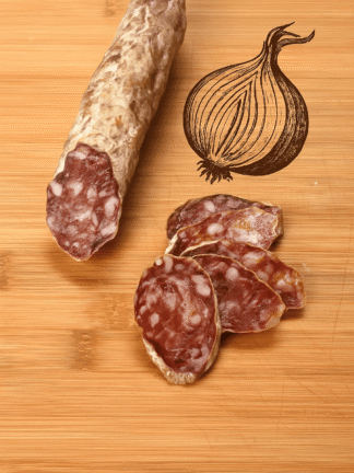 Saucisson Sec Artisanal à l'Oignon Confit