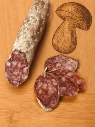 Saucisson Sec Artisanal saveur aux Cèpes